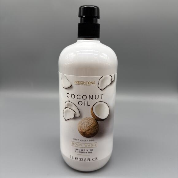 Creightons Deep Cleansing Coconut Oil Body Wash 33.8oz Shower Gel - Picture 1 of 6